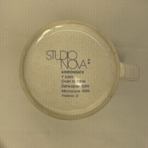 Studio Nova Adirondack Large 12 Oz Coffee Mug Y2201 Retired Vintage Replacement - Picture 3 of 3